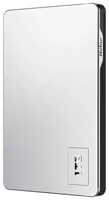 Жесткий диск - Накопитель HDD "Netac" 2.5" K338, USB 3.0, 1TB (Арт. - NT05K338N-001T-30SL) Серебристый металлик
