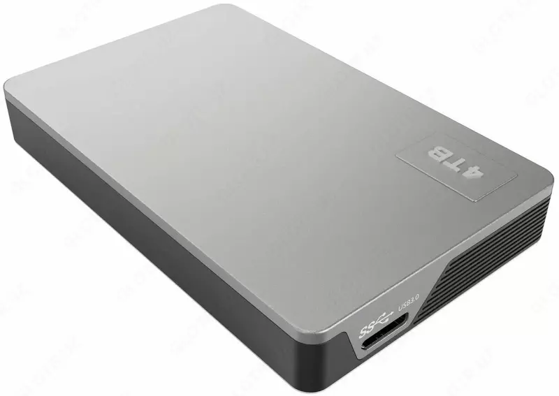 Жесткий диск - Накопитель HDD "Netac" 2.5" K338, USB 3.0, 4TB (Арт. - NT05K338N-004T-30SL) Серебристый металлик