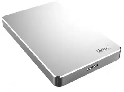 Жесткий диск - Накопитель HDD "Netac" 2.5" K330, USB 3.0, 1TB (Арт. - NT05K330N-001T-30SL) Серебристый металлик