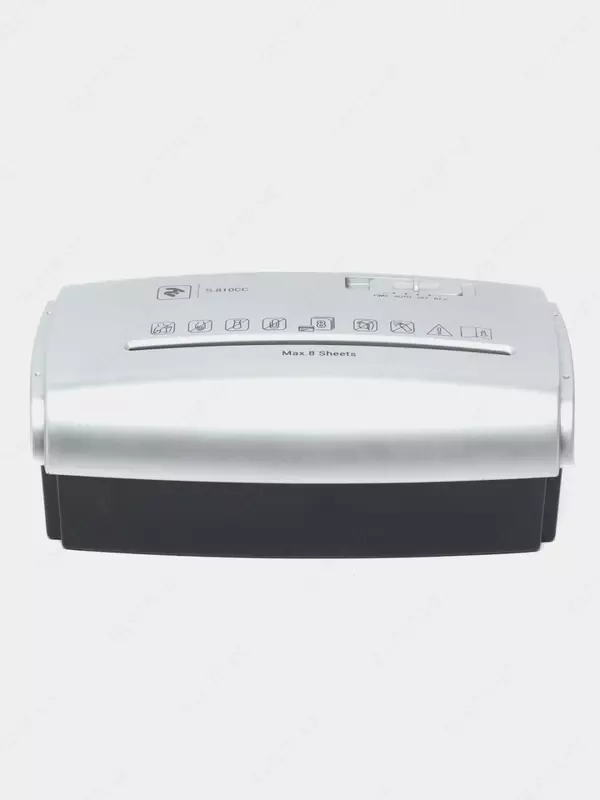 Qog'oz maydalagich "2E" S-810CC, 8 varaq (Art. № - 2E-S-810CC) Qora/kumush