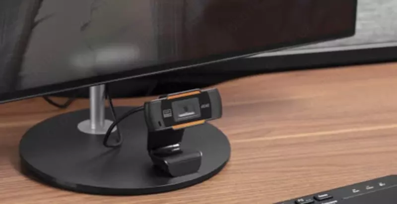 Сетевая веб-камера "2Е" FHD USB для ноутбуков, мониторов (Арт. - 2E-WCFHD) Черная