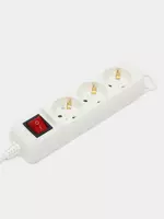 3 розетки (Арт. - 2E-U03ESM1.8) Белый