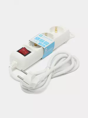 Uzatma kabeli "2E 1,8 m, 3 rozetka (Art. - 2E-U03ESM1.8) Oq