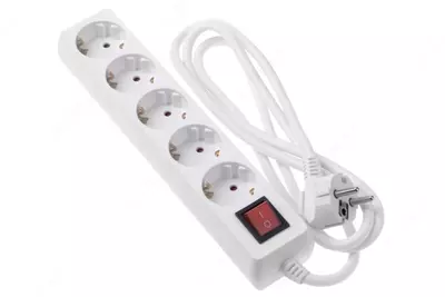 Uzatma kabeli "2E 1,8 m, 5 rozetka (Art. - 2E-U05ESM1.8) Oq