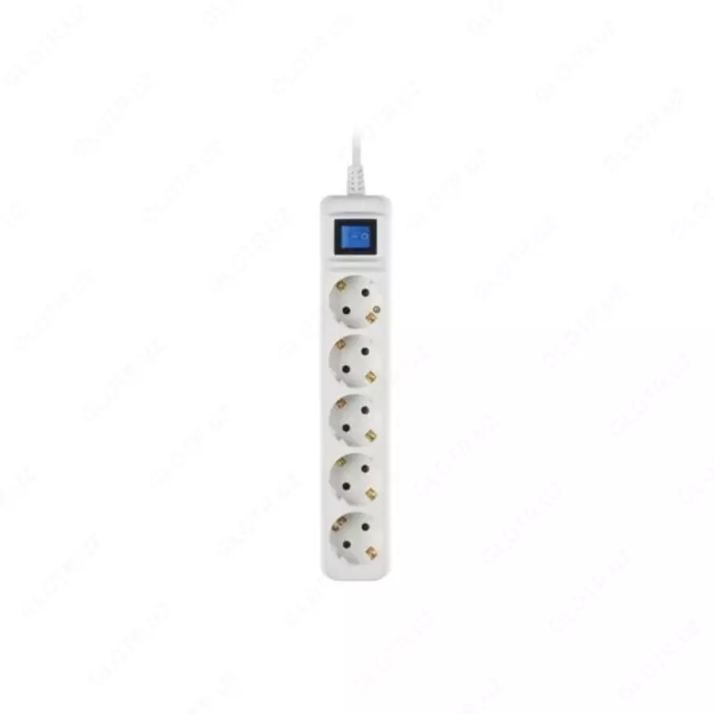 Uzatma kabeli "2E 5 m, 5 rozetka (Art. - 2E-U05ESM5W) Oq