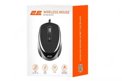 Проводная мышь "2Е" MF1100 USB (Арт. - 2E-MF1100UB) Черная