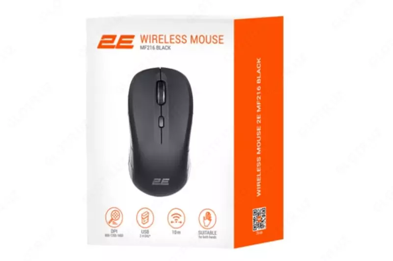 Беспроводная мышь "2Е" MF216 WL USB (Арт. - 2E-MF216WB) Черная