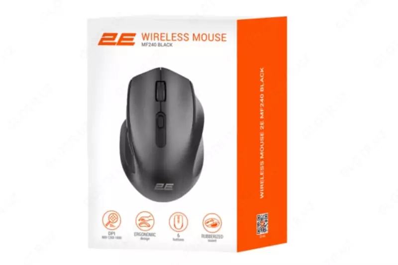 Simsiz sichqoncha " 2e " MF240 WL USB (Art. - 2e-MF240WB) qora
