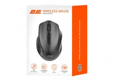 Беспроводная мышь "2Е" MF240 WL USB (Арт. - 2E-MF240WB) Черная