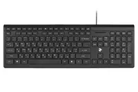 "2e" simli klaviatura Km1020 Slim USB (Art. - 2e-KM1020UB) qora