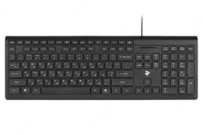"2e" simli klaviatura Km1020 Slim USB (Art. - 2e-KM1020UB) qora