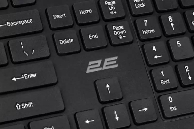 Беспроводная клавиатура "2Е" KS210 Slim WL USB (Арт. - 2E-KS210WB) Черная