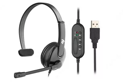 Гарнитура для ПК "2E" CH12 Mono On-Ear USB (Арт. - 2E-CH12MU) Черная