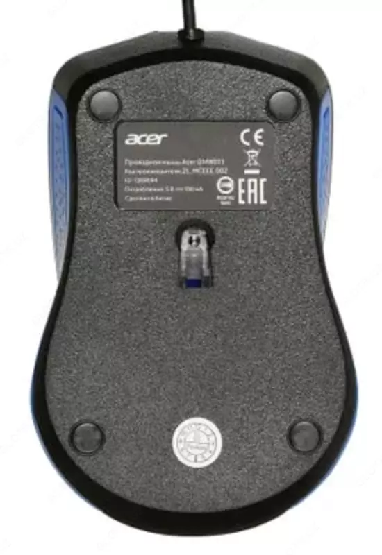 Проводная мышь "Acer" OMW011 USB (Арт. - ZL.MCEEE.002) Черная/синяя