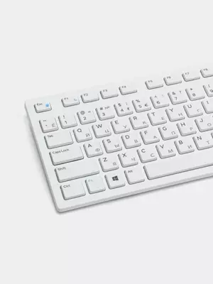 Беспроводная клавиатура и мышь "Dell" KM636 USB (Арт. - 580-ADGF) Белая