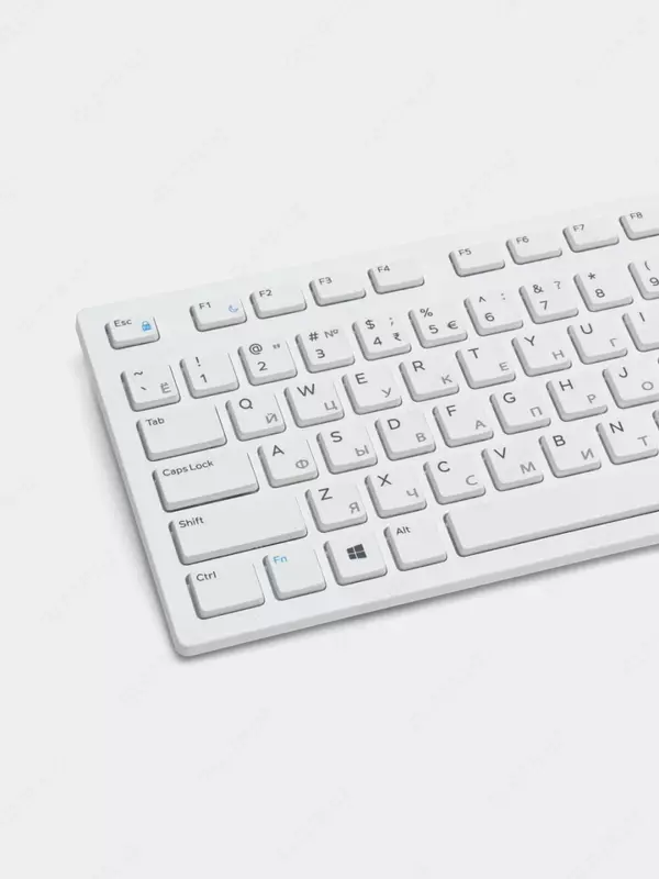 Беспроводная клавиатура и мышь "Dell" KM636 USB (Арт. - 580-ADGF) Белая
