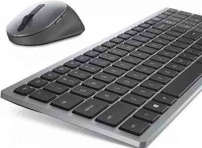 Беспроводная клавиатура и мышь "Dell" KM7120W USB, Bluetooth (Арт. - 580-AIWS) Серая/Черная