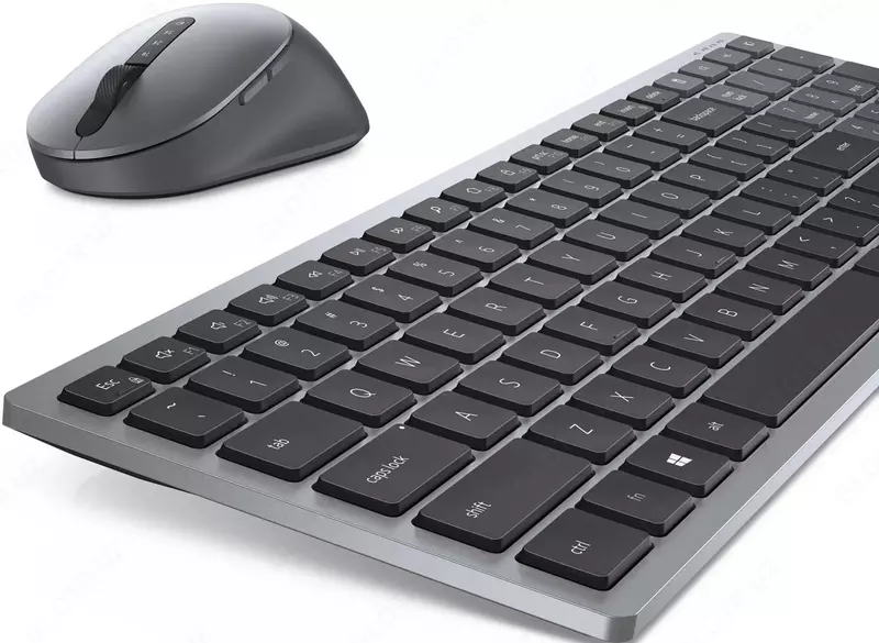 Беспроводная клавиатура и мышь "Dell" KM7120W USB, Bluetooth (Арт. - 580-AIWS) Серая/Черная