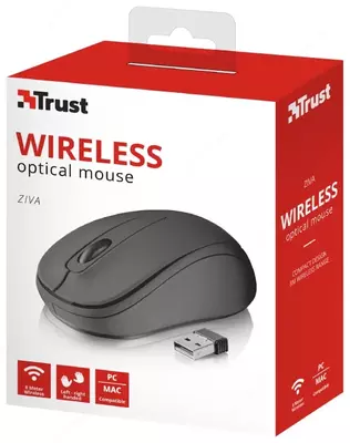 Беспроводная мышь "Trust" Ziva Compact WL USB (Арт. - 21509_TRUST) Черная