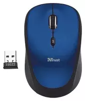 Беспроводная мышь "Trust" Yvi WL USB (Арт. - 19663_TRUST) Черная/Синяя