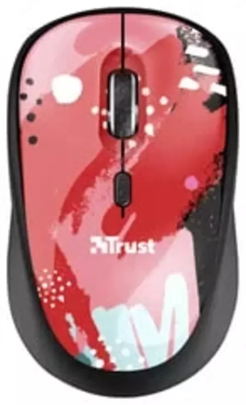 Simsiz sichqoncha "Trust" Yvi WL USB (Art. - 24440_TRUST) Qizil cho'tka