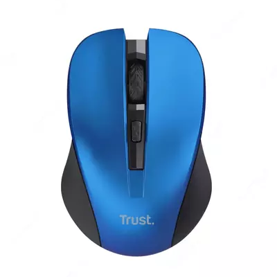 Беспроводная мышь "Trust" Mydo Silent Click WL USB (Арт. - 21870_TRUST) Черная/синяя