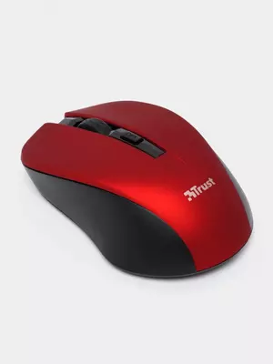 Simsiz sichqoncha "Trust" Mydo Silent WL USB (Art. - 21871_TRUST) Qora/Qizil