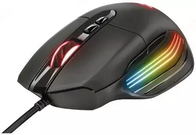 Simli o'yin sichqonchasi "Trust" GXT 940 Xidon RGB, USB (Art. - 23574_TRUST) Qora