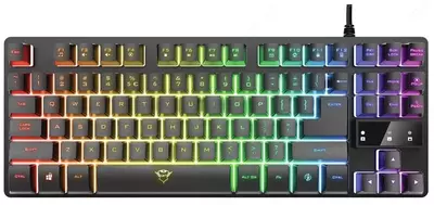 Проводная игровая клавиатура "Trust" GXT 833 Thado TKL USB (Арт. - 23724_TRUST) Черная