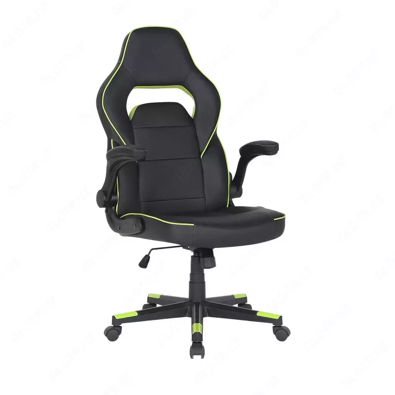 Игровое кресло "2Е" CHAIR HEBI (Арт. - 2E-GC-HEB-BK) Черное/Зеленое