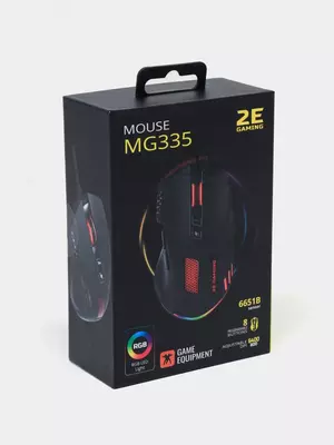 Проводная игровая мышь "2Е GAMING" MG335 RGB, USB (Арт. - 2E-MG335UB) Черная