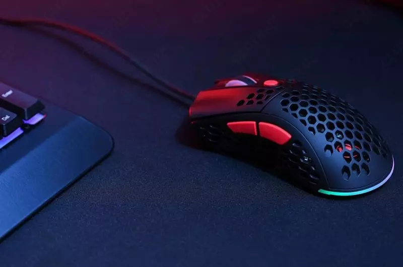 Simli o'yin sichqonchasi "2E GAMING" HyperSpeed ​​​​Pro RGB, USB (Art. - 2E-MGHSPR-BK) Qora