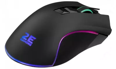 Беспроводная игровая мышь "2Е GAMING" MG340 WL RGB, USB (Арт. - 2E-MG340UB-WL) Черная