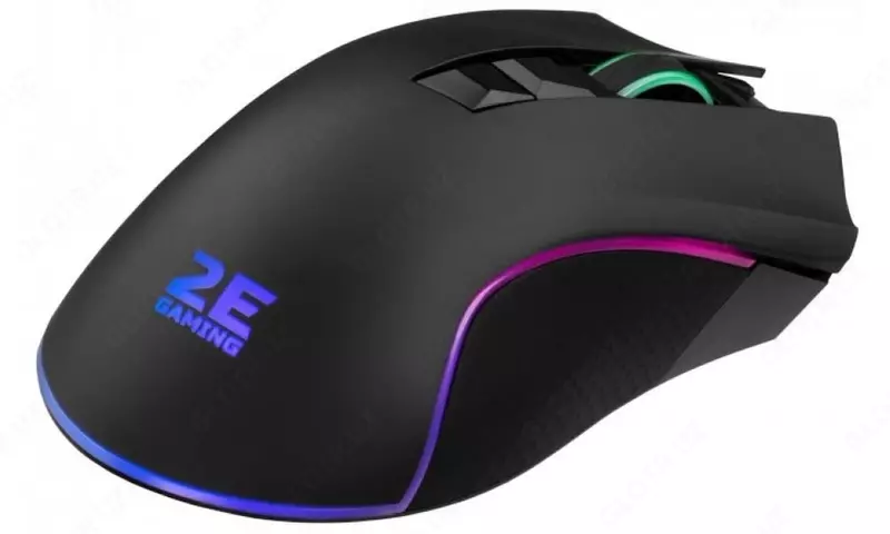 Беспроводная игровая мышь "2Е GAMING" MG340 WL RGB, USB (Арт. - 2E-MG340UB-WL) Черная