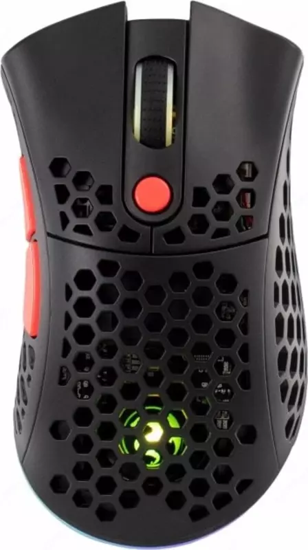 Simsiz o'yin sichqonchasi "2E GAMING" HyperSpeed ​​​​Lite RGB, USB (Art. - 2E-MGHSL-WL-BK) Qora