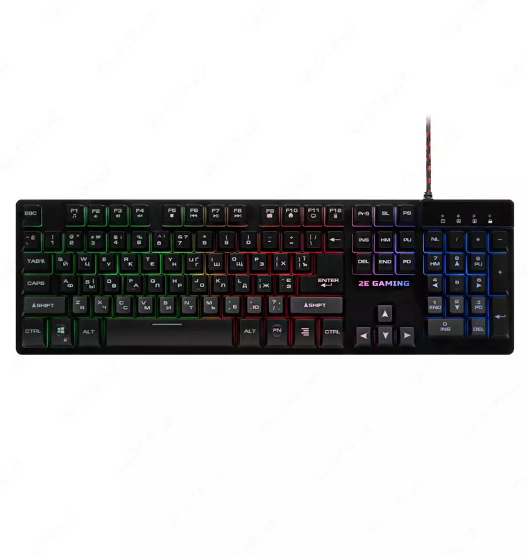 Проводная игровая клавиатура "2E GAMING" KG280 LED USB (Арт. - 2E-KG280UB) Черная