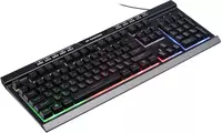 Simli o'yin klaviaturasi "2E GAMING" KG300 LED USB (Art. - 2E-KG300UB) Qora