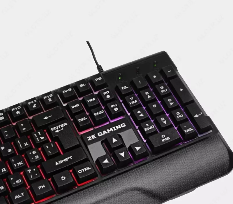 Simli o'yin klaviaturasi "2E GAMING" KG310 LED USB (Art. - 2E-KG310UB) Qora