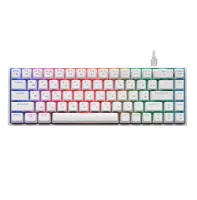 Simli o'yin klaviaturasi "2E GAMING" Gateron KG370 RGB USB (Art. № - 2E-KG370UWT-RD) Oq - 699 000 so'm