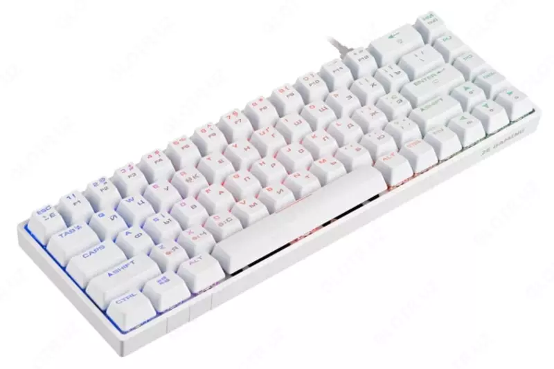Simsiz o'yin klaviaturasi "2E GAMING" Gateron KG380 RGB (Art. - 2E-KG380UWT-BR) Oq