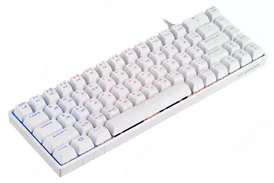 Simsiz o'yin klaviaturasi "2E GAMING" Gateron KG380 RGB (Art. - 2E-KG380UWT-BR) Oq