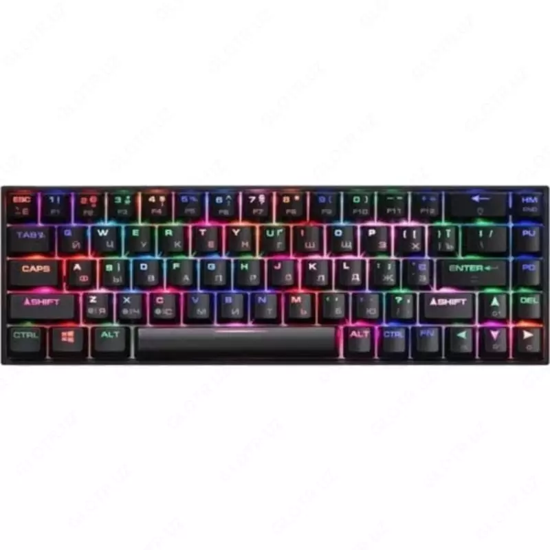 Беспроводная игровая клавиатура "2E GAMING" Gateron KG380 RGВ (Арт. - 2E-KG380UBK-BR) Черная