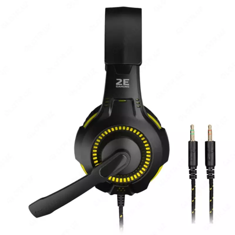 Kompyuter uchun o'yin eshitish vositasi "2E GAMING" HG300 LED 3,5 mm (Art. - 2E-HG300BK) Qora
