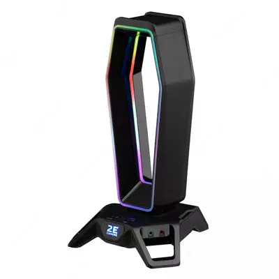 Подставка 3в1 для гарнитуры "2E GAMING" GST330 RGB USB (Арт. -2E-GST330UB) Черная