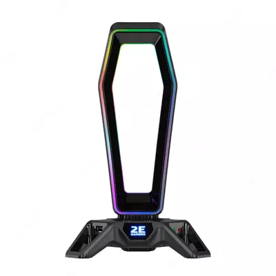 Подставка 3в1 для гарнитуры "2E GAMING" GST330 RGB USB (Арт. -2E-GST330UB) Черная