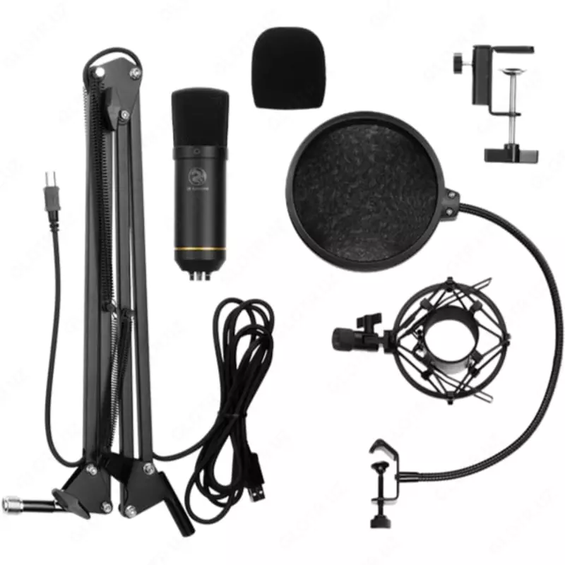 Olib olinadigan mikrofon "2E GAMING" Kodama to'plami (Art. -2E-MG-STR-KITMIC) Qora