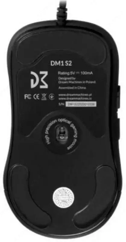 Проводная игровая мышь "Dream" Machines DM1 S2 , USB (Арт. - DM1_S2) Черная