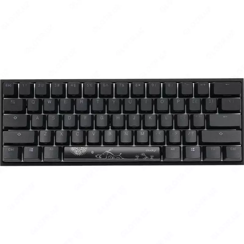 Проводная игровая клавиатура "Ducky" Mecha Mini, RGB/LED, USB (Арт. - DKME2061ST-RURALAAT1) Черная