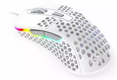 Проводная игровая мышь "Xtrfy" M4, RGB, USB (Арт. - XG-M4-RGB-WHITE) Белая