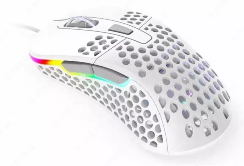 Проводная игровая мышь "Xtrfy" M4, RGB, USB (Арт. - XG-M4-RGB-WHITE) Белая